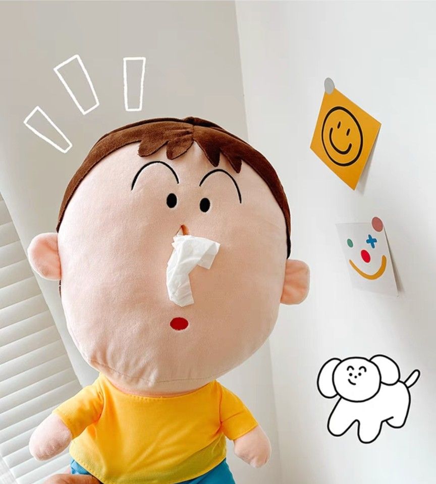 ［預購］阿呆造型面紙盒玩偶