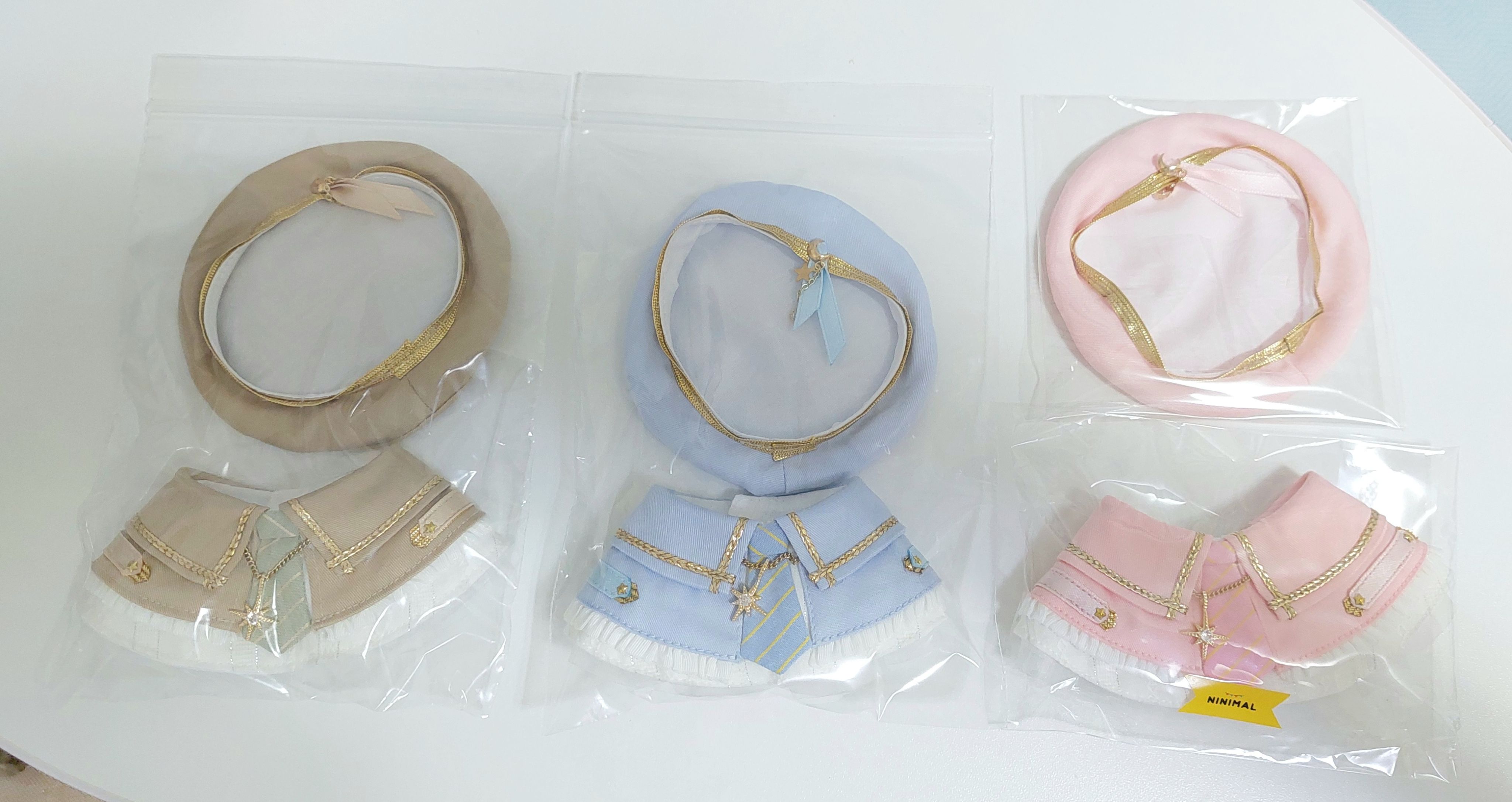 10cm娃衣-NINIMAL領帶斗篷＆貝雷帽