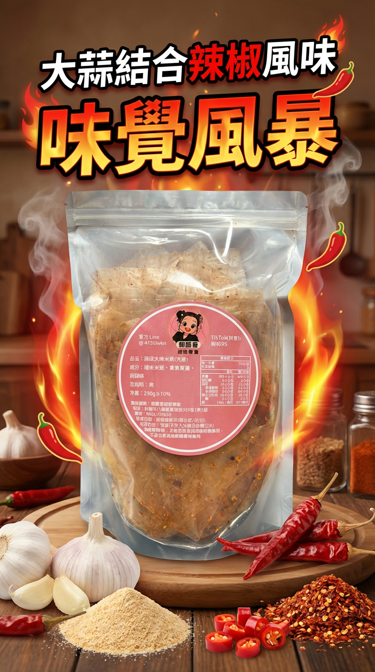 蒜味大辣米紙A9