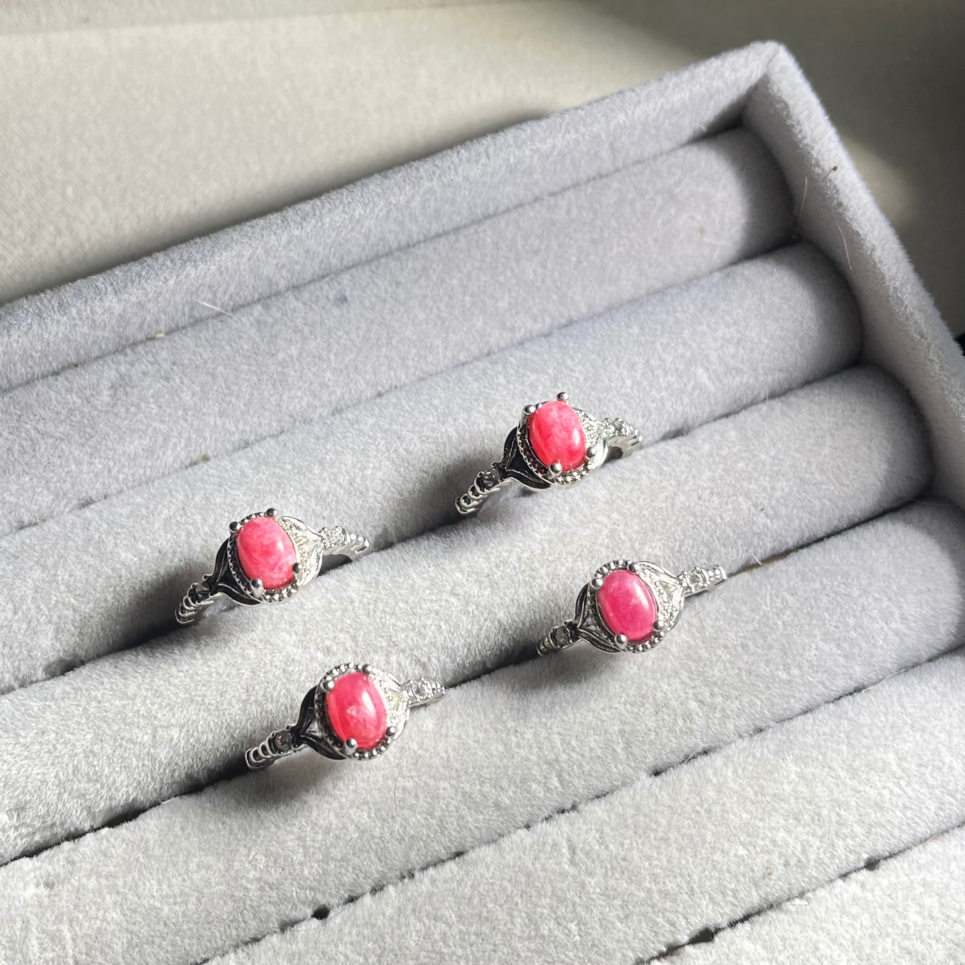 🌸粉嫩嫩櫻花雨薔薇輝戒指💍