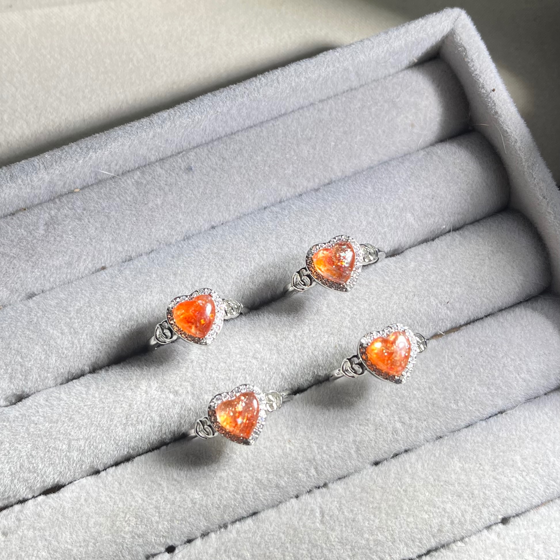 金燦燦高貨金太陽愛心戒指💍