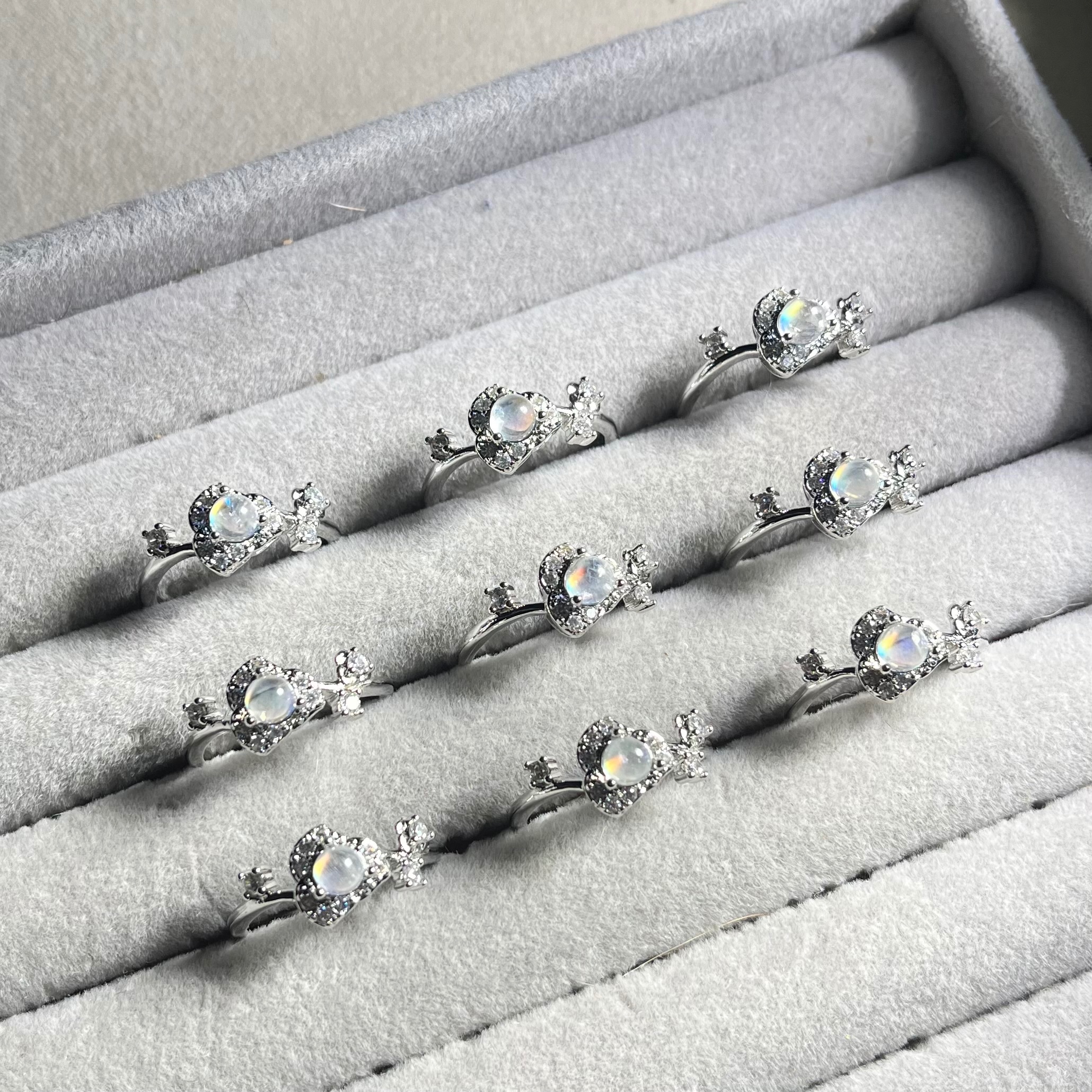 玫瑰🌹極致奢華馬島月光戒指💍