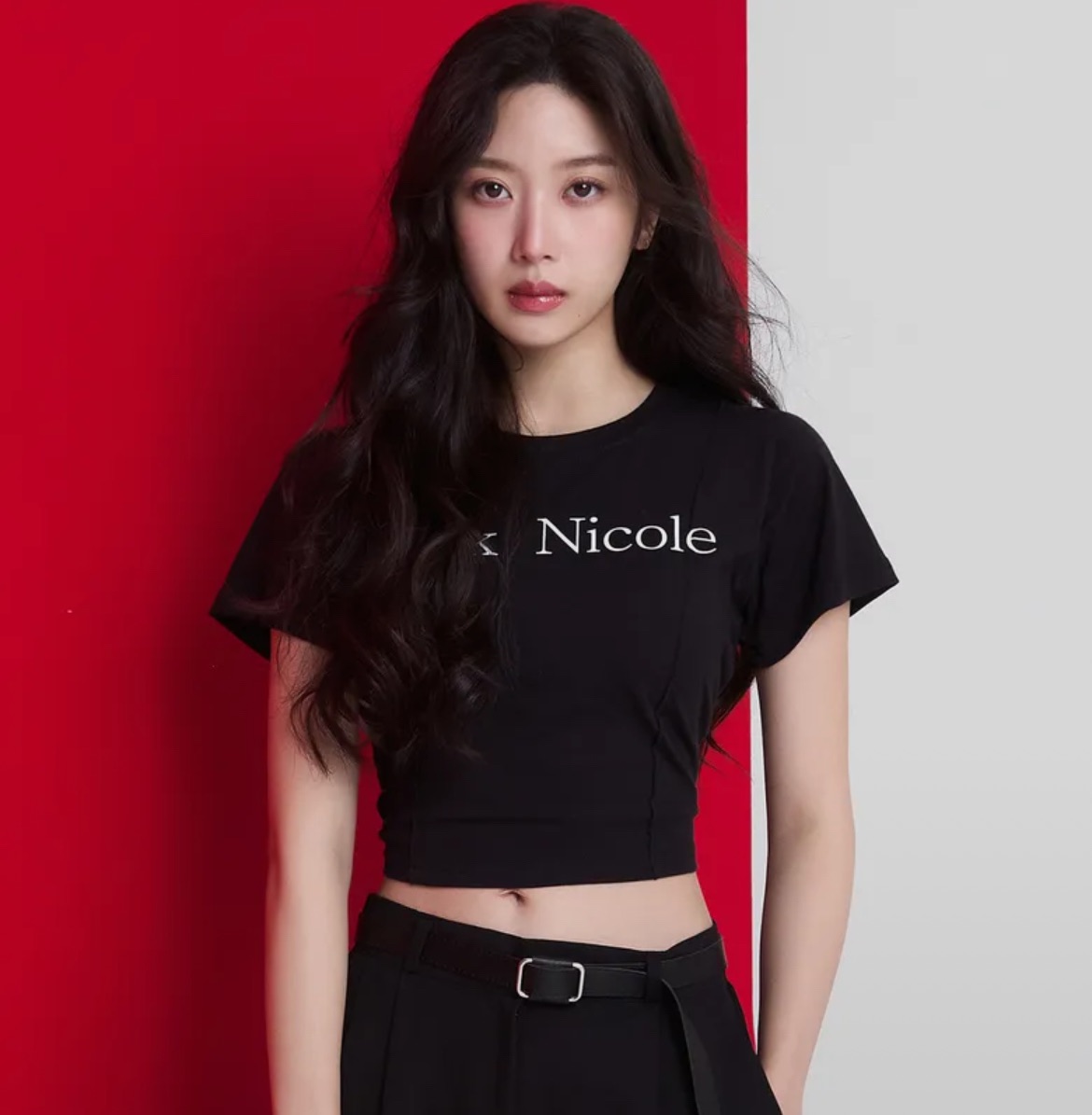 🇰🇷NICK NICOLE crop tee