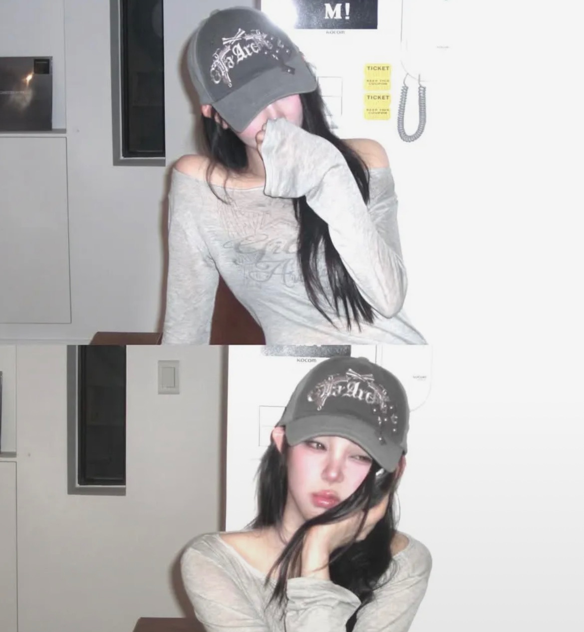 秋天同款🇰🇷GILA CROSS CAP