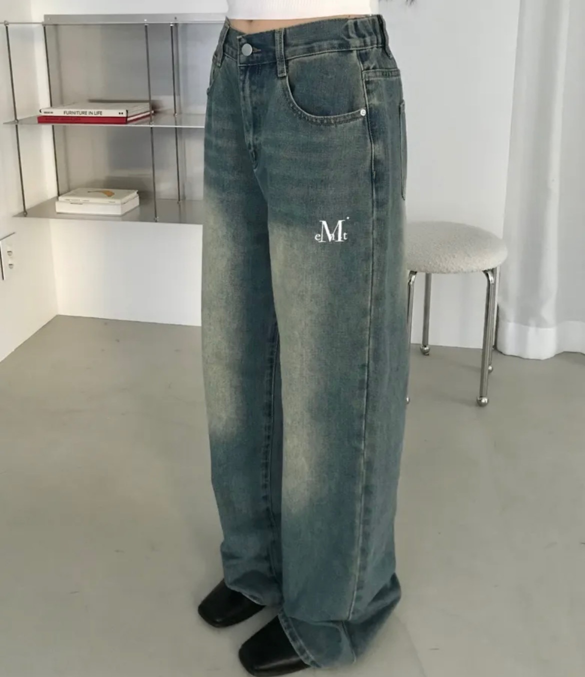 🇰🇷MUCENT WIDE牛仔褲 男女同款