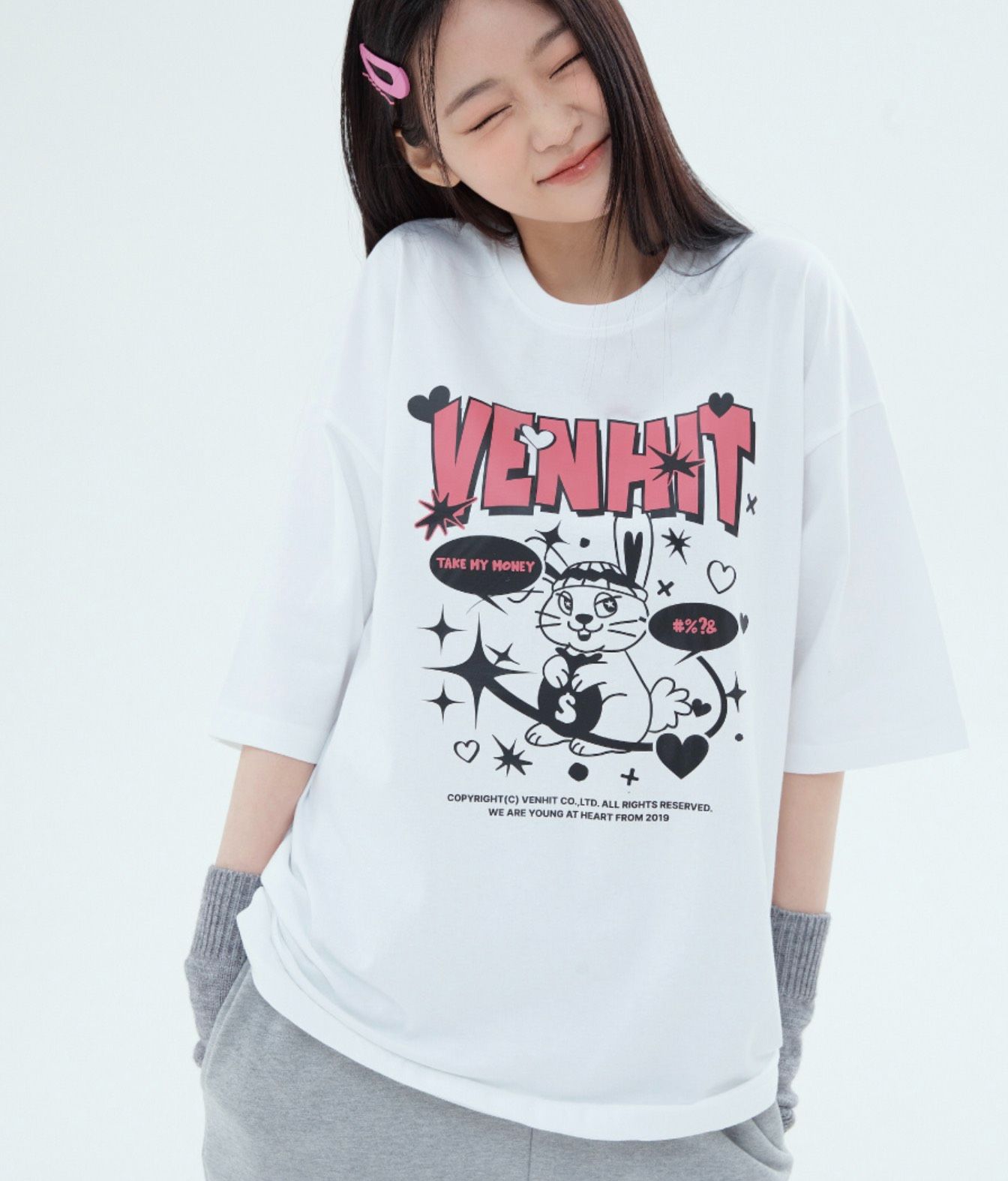 VENHIT HONEY兔短袖 共四色