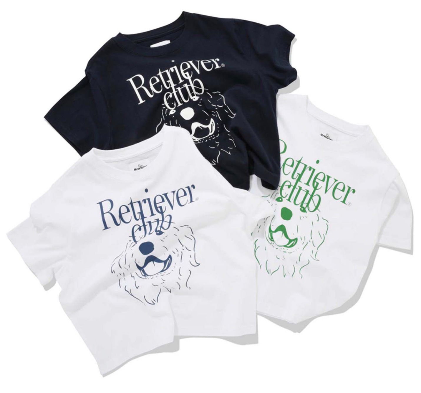 （黑五特價）RETRIEVER CLUB 微笑黃金獵犬短版上衣