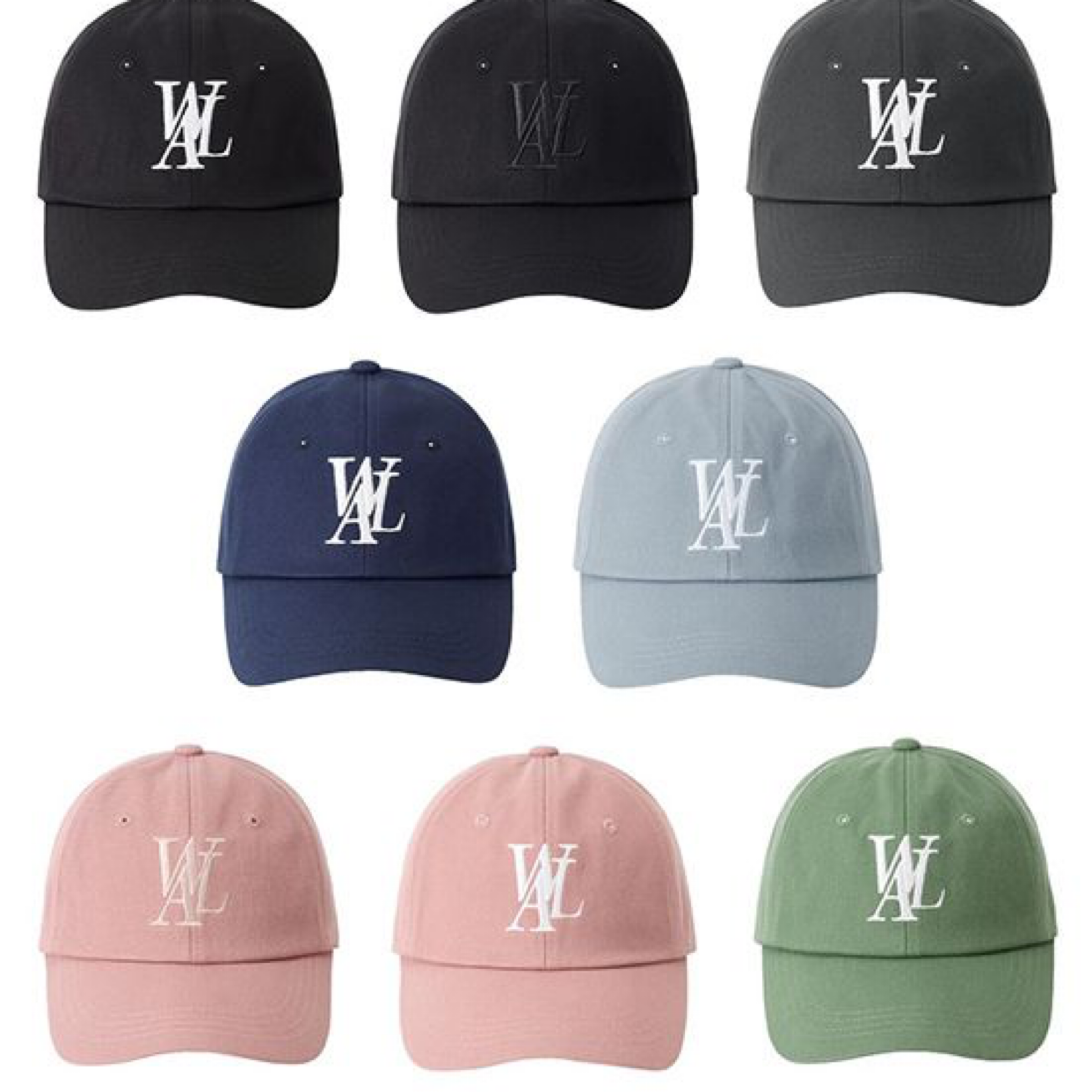 WOOALONG logo棒球帽 16色