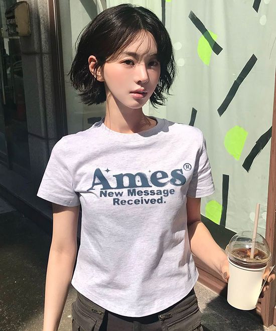 Ames ROUND HEM短版短袖 7色