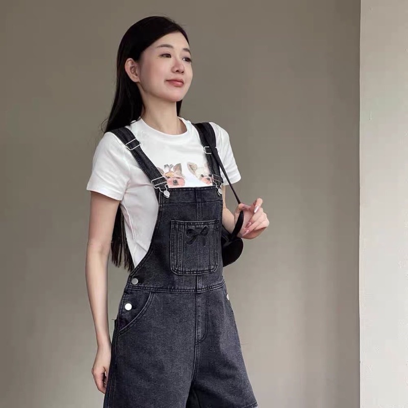 百搭吊帶牛仔褲
