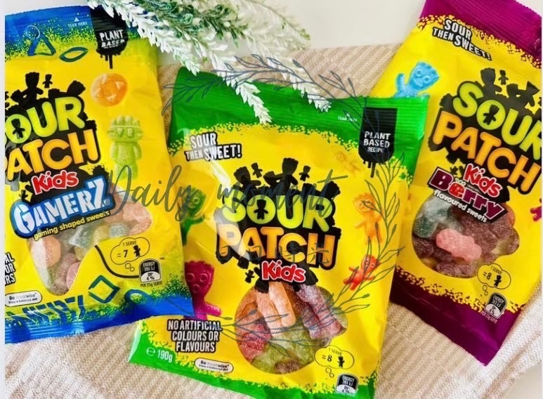 【澳洲空運】 【Sour Patch Kids】 小屁孩酸甜軟糖 （無色素、無香料）