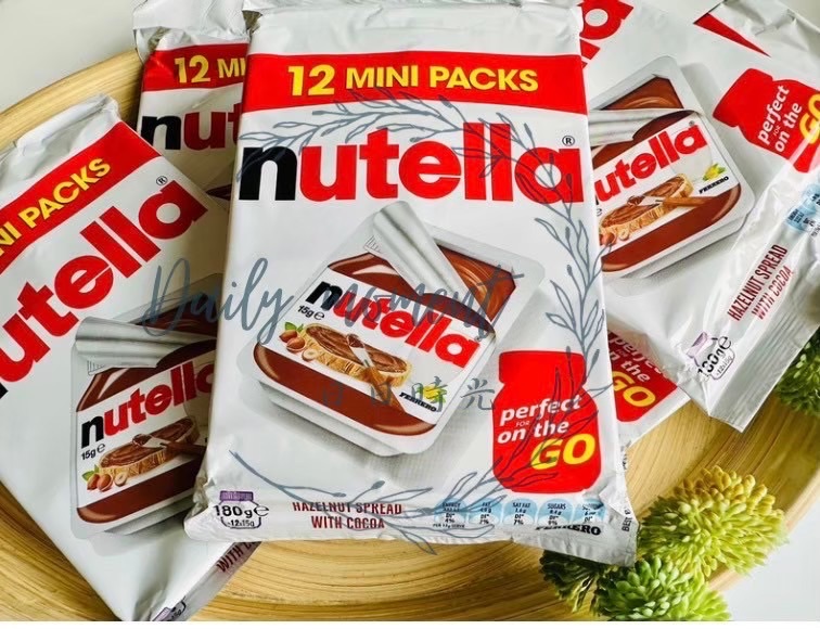【澳洲空運】【Nutella 能多益】可可榛果醬 （迷你隨身包）（每包12入）