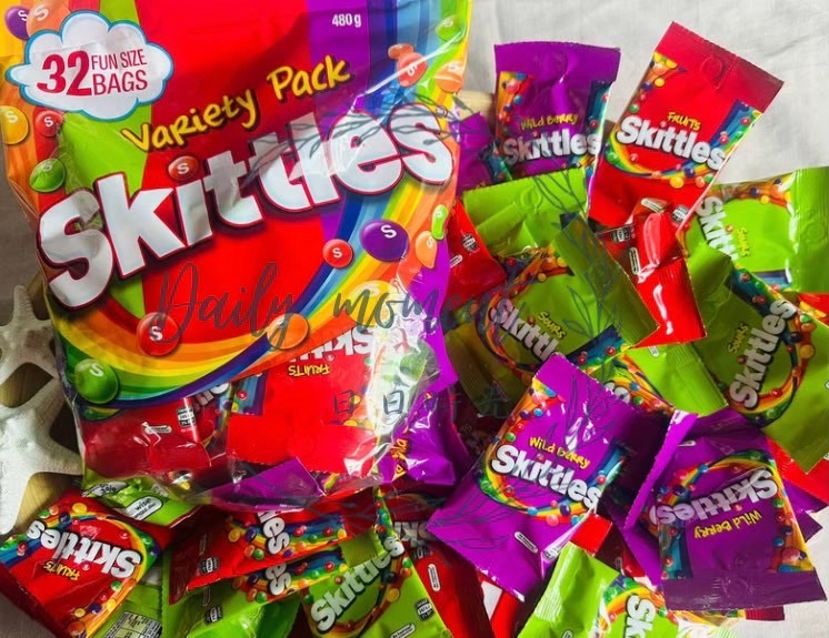 【澳洲空運】 【Skittle 彩虹糖派對分享包 】（現貨/預購）獨立小包裝、原味/酸味/莓果 （480g）