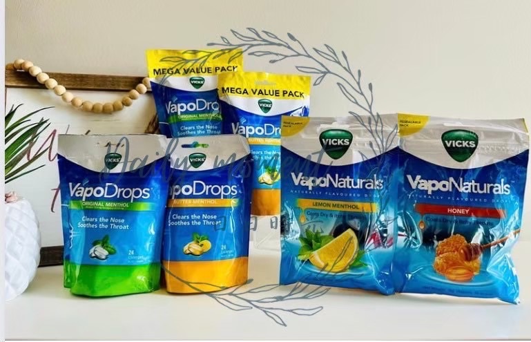 【澳洲空運】【維克斯Vicks VapoDrops】喉糖（原味/奶油/蜂蜜/檸檬）
