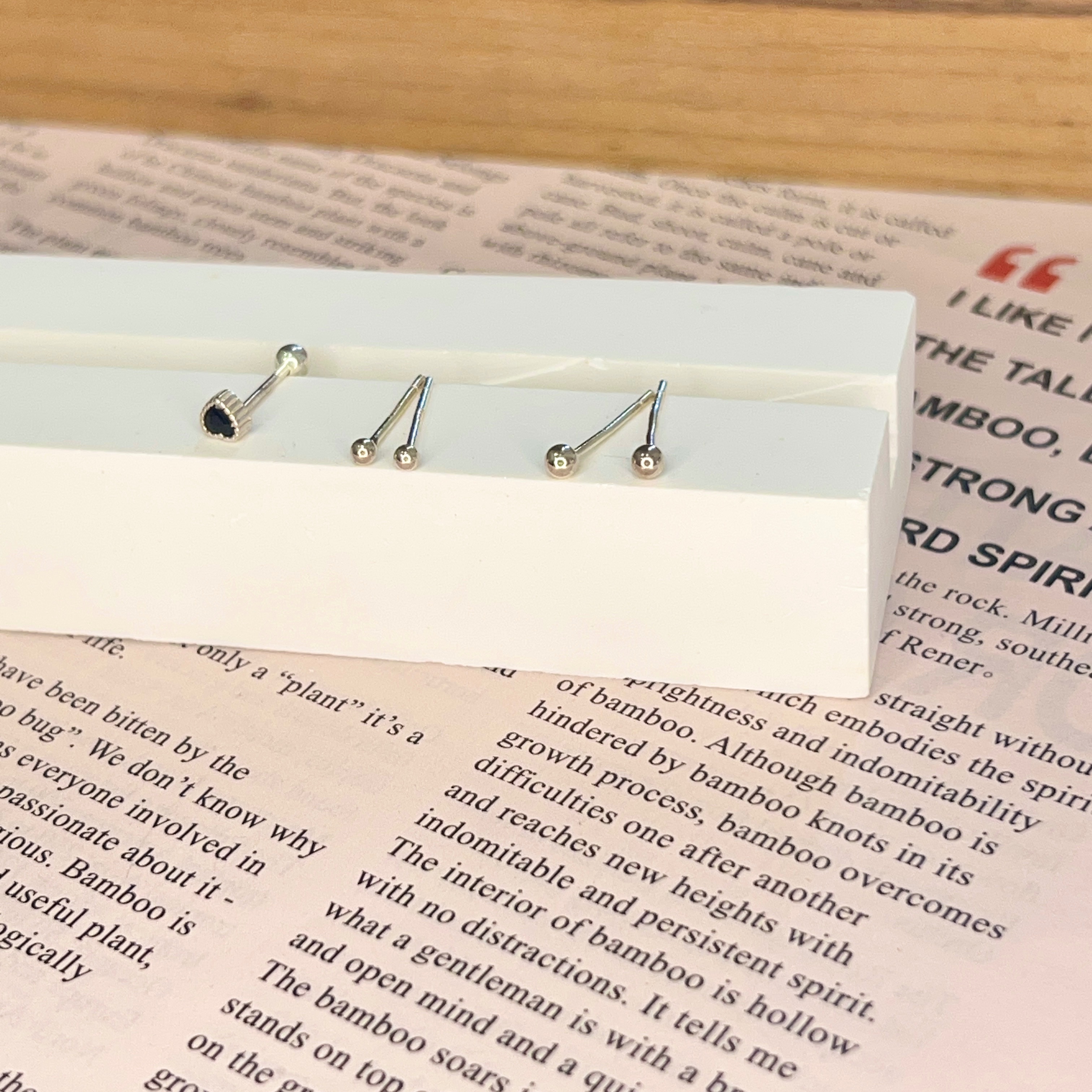 韓國小姐姐の耳環-通體S925純銀