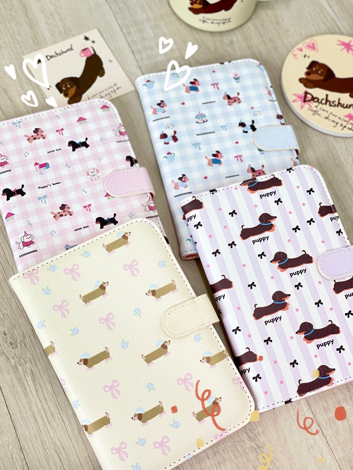 臘腸狗滿版護照夾