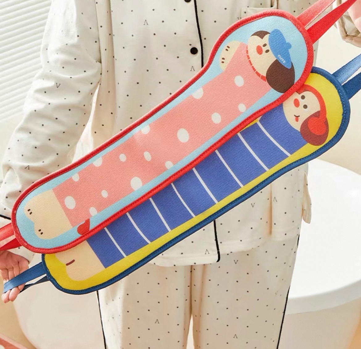 臘腸狗加長搓背巾