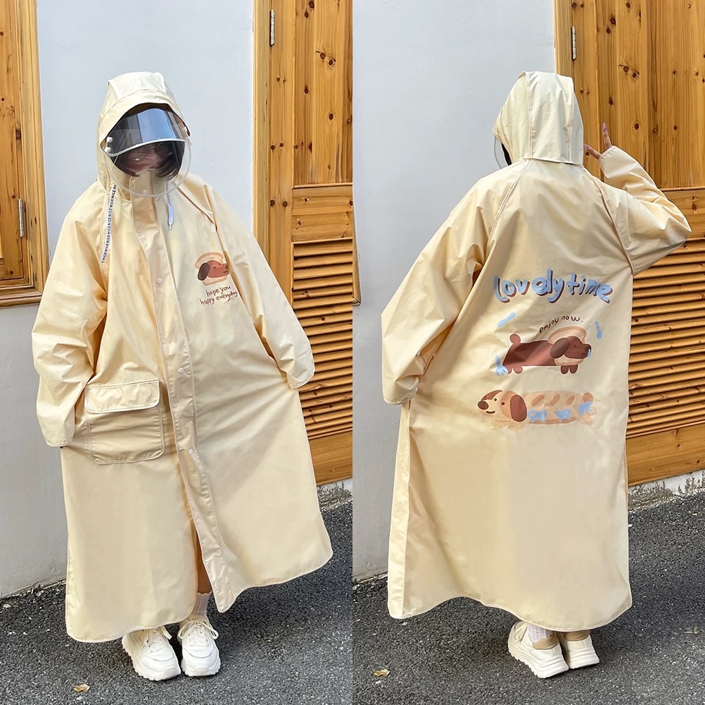 奶黃包可愛臘腸狗雨衣