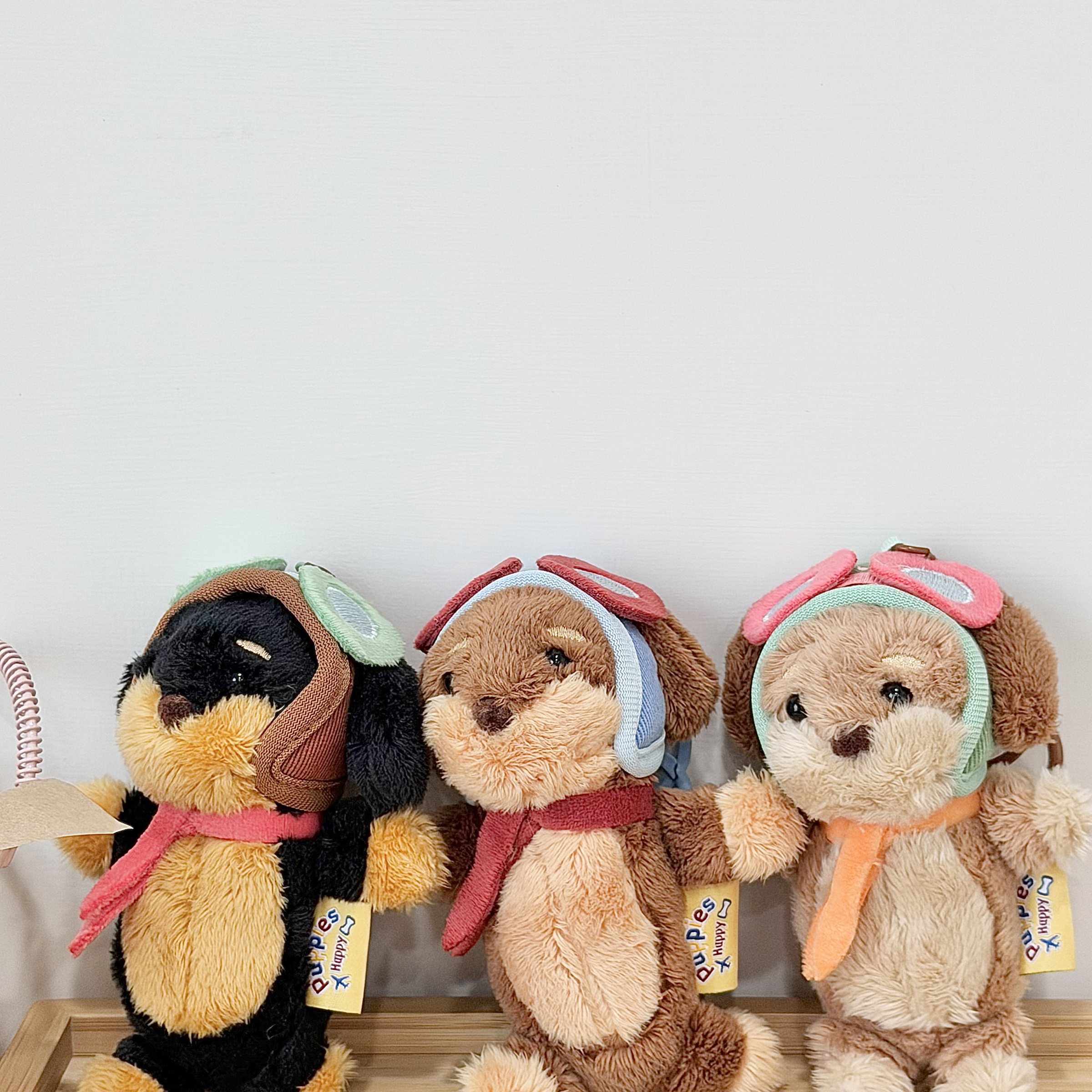 飛行員臘腸狗吊飾（有聲音）