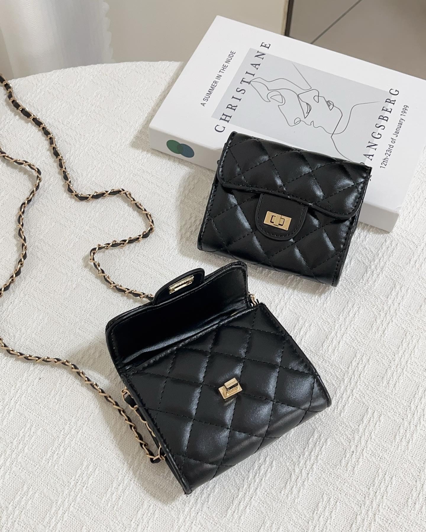 小包必買系列✨漆皮菱格小包✨可鹽可甜/小香風/氣質小包/質感/單肩/輕奢包包/小方包/女用包