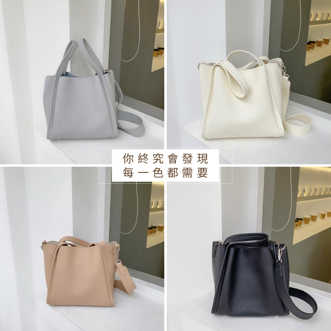 柔軟舒適大容量✨慵懶柔軟包✨/子母包/兩種背法/長夾可入/多色可選/柔和配色/快速方便/風格多變/質感外型/軟托特/女包