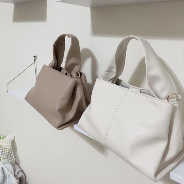 長夾友善款✨漂亮餃子包✨大容量/大小適中/優雅感/長夾可入/兩種背法/可調背帶/柔和色系/休閒可愛/肩背包/手提包/女包