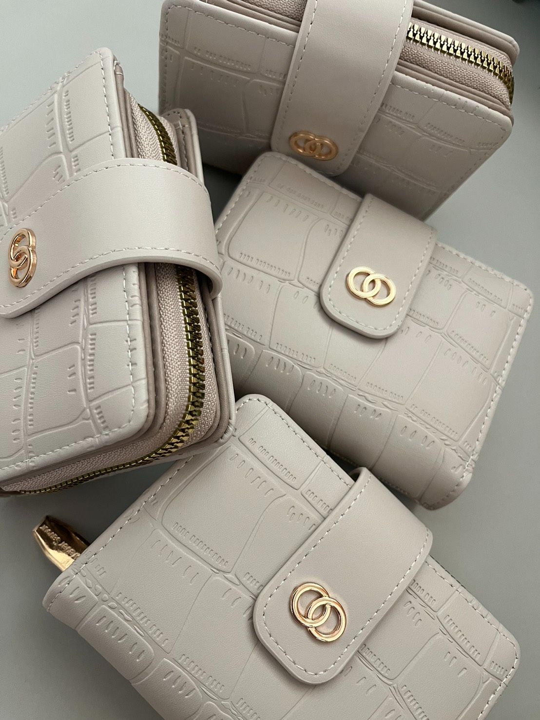 高cp值✨石頭紋短夾✨荔枝紋短夾✨女生錢包/女生短夾/零錢包/皮夾/錢包/中短夾/大錢包/大零錢格/平價短夾/錢夾