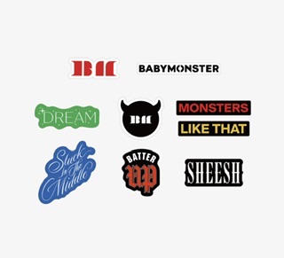 Babymonster logo 貼紙包