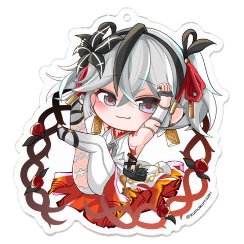 6cm雙面壓克力吊飾 椿款