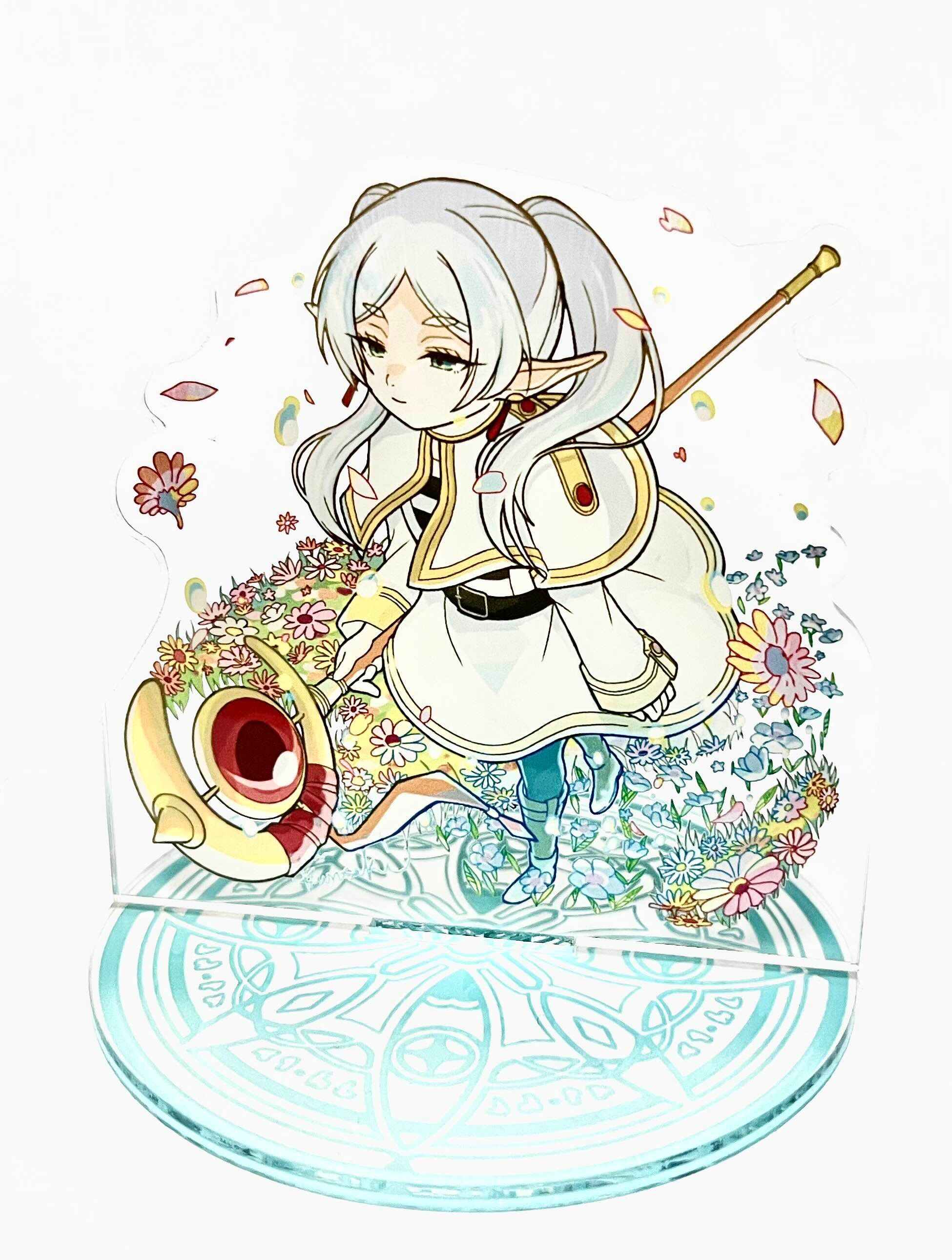 色差品-9cm雙面壓克力立牌含底座 芙莉蓮款