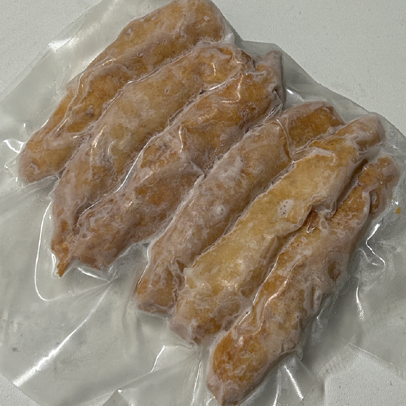 在地手工包蛋花枝黑輪