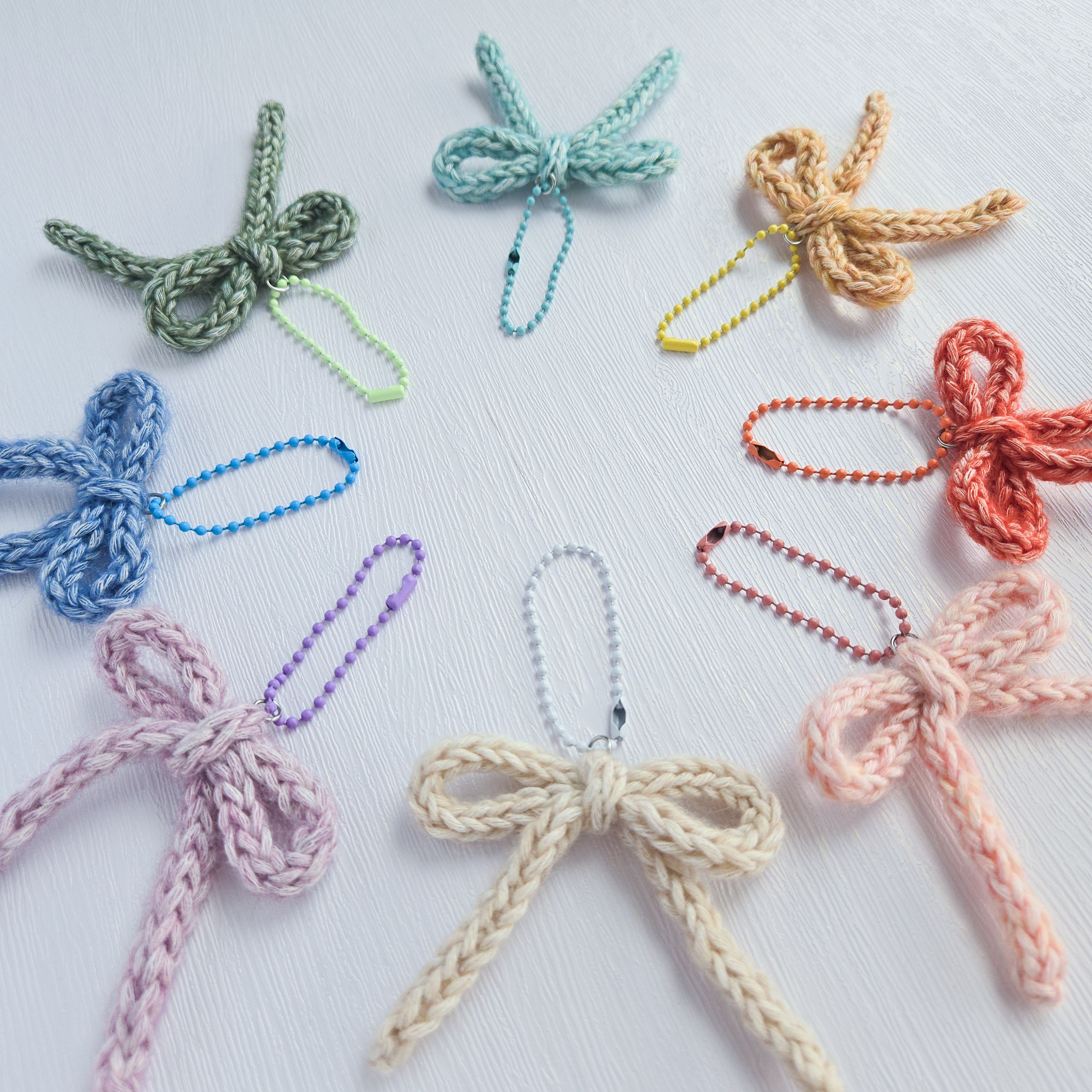 ≡ 材料包 ≡ 蝴蝶結吊飾 DIY 可製作5份 （新手）