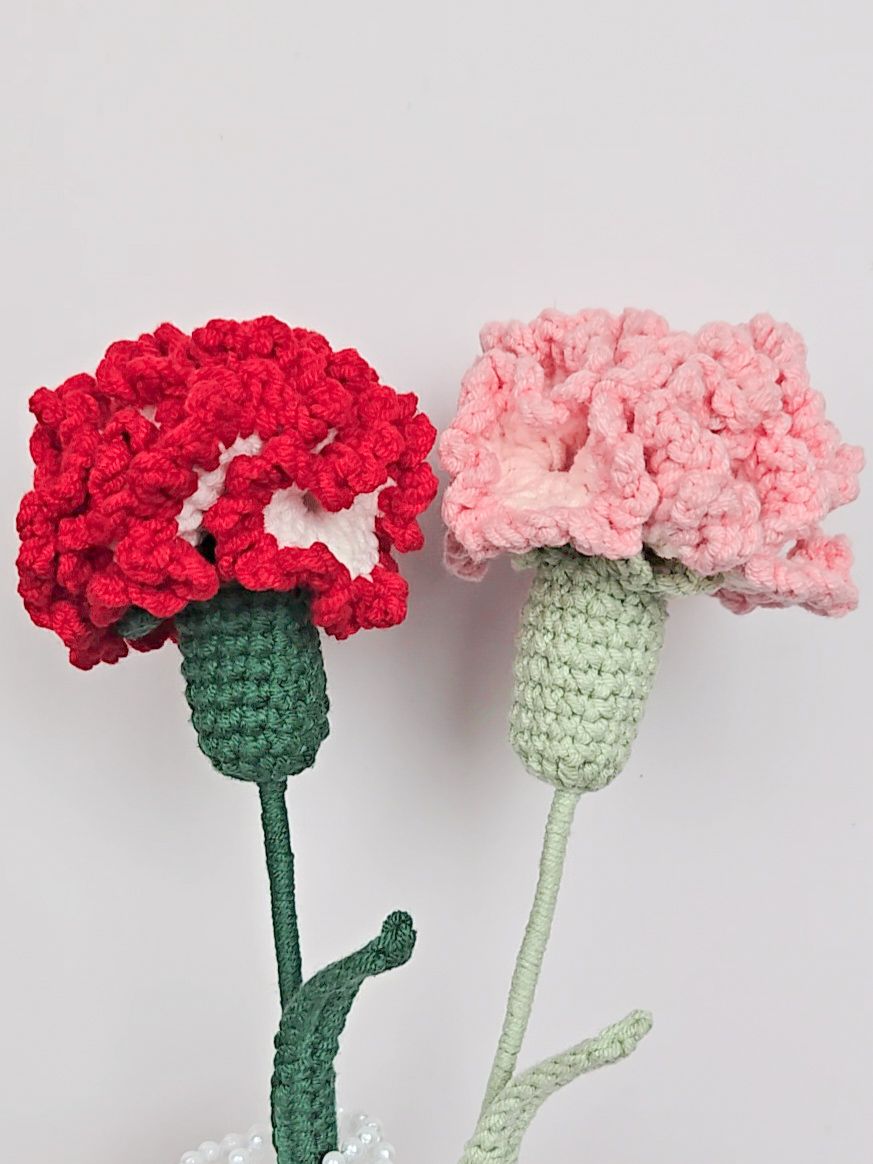 ≡ 材料包 ≡ 雙色康乃馨｜附包裝〔圖四〕（中級）