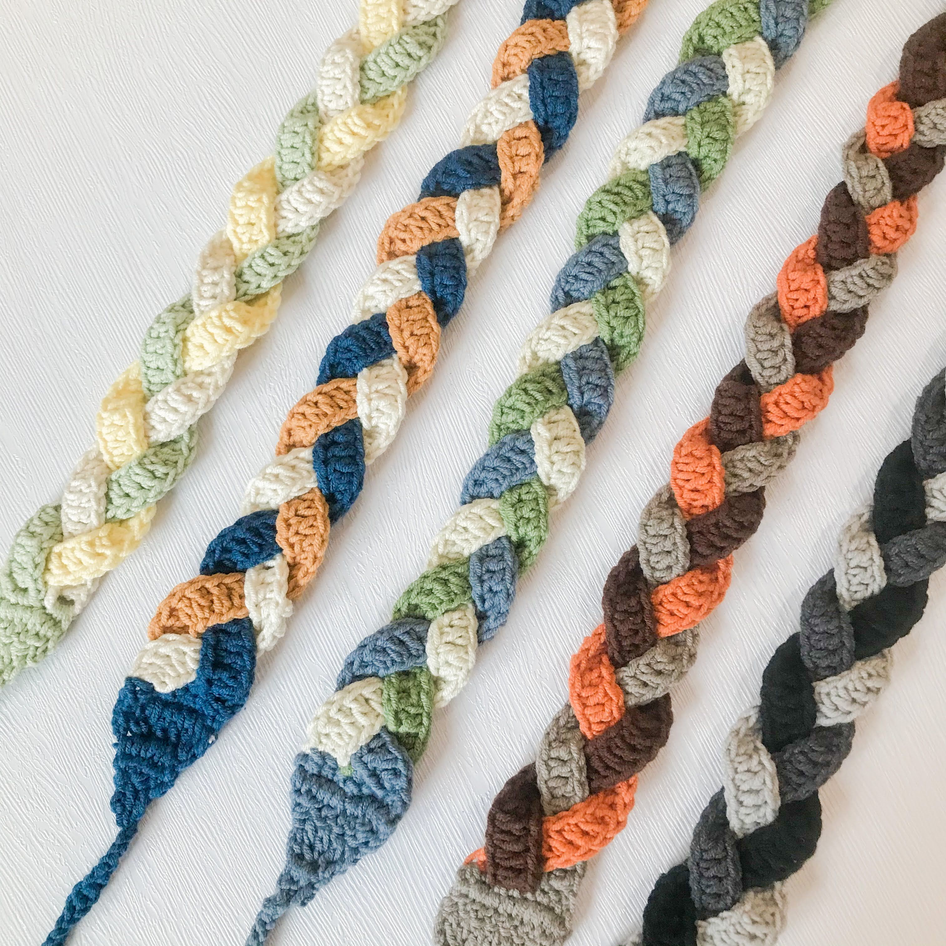 ≡ 材料包 ≡三股辮子髮帶（中級）