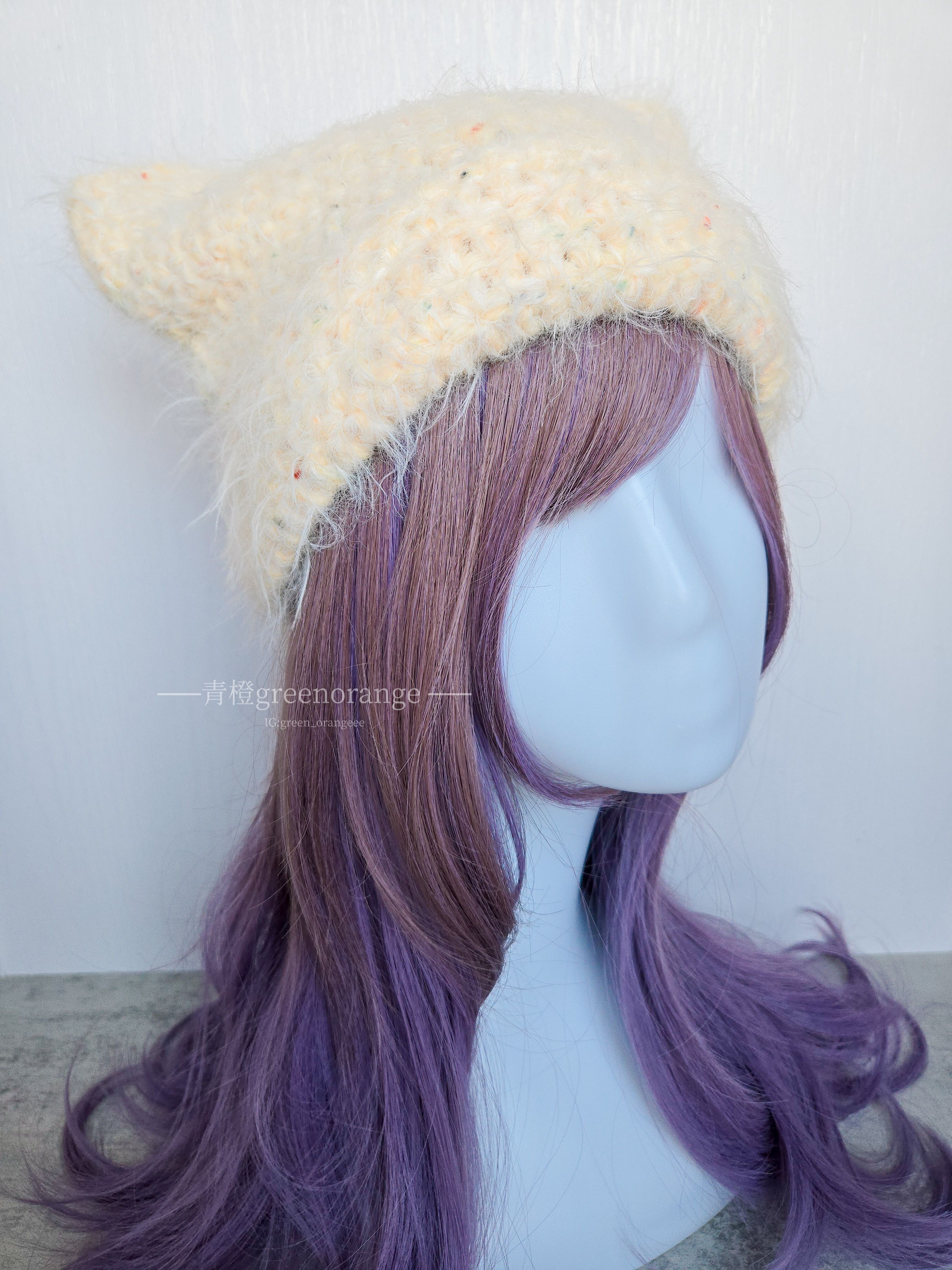 ≡ 材料包 ≡貓耳帽（初中級）