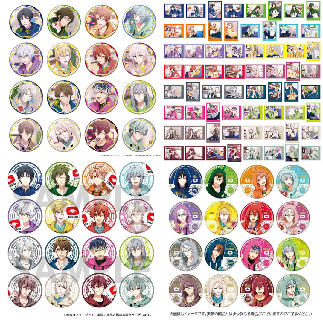 アイナナ IDOLiSH7 偶像星願 Rabbitube 徽章 拍立得