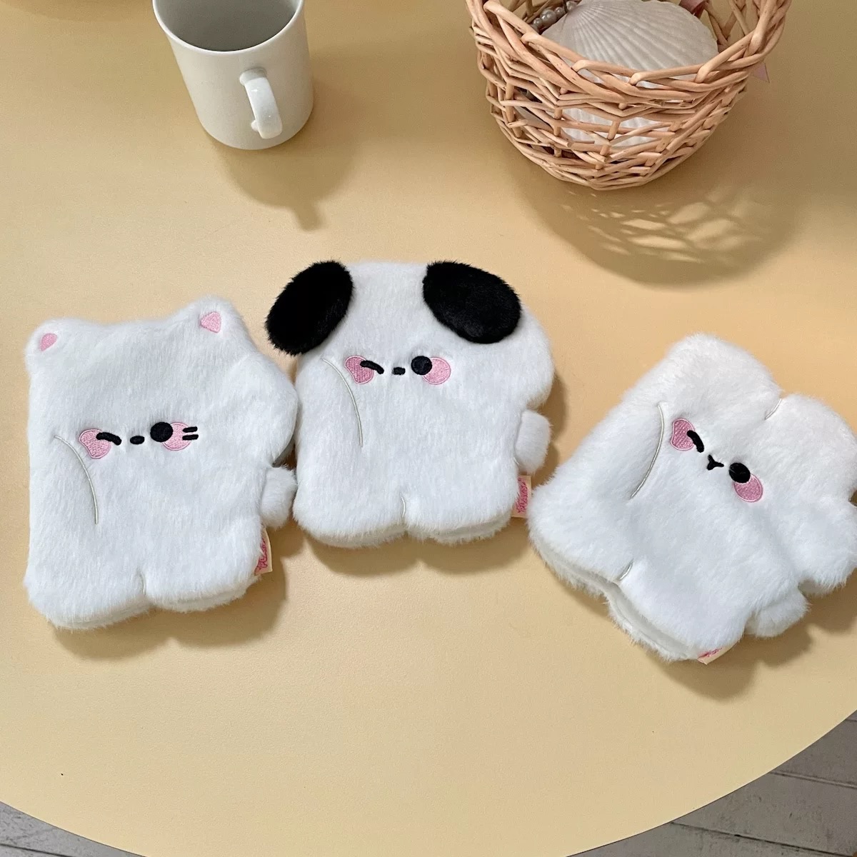 原創圓噗噗動物一宮格毛絨卡冊