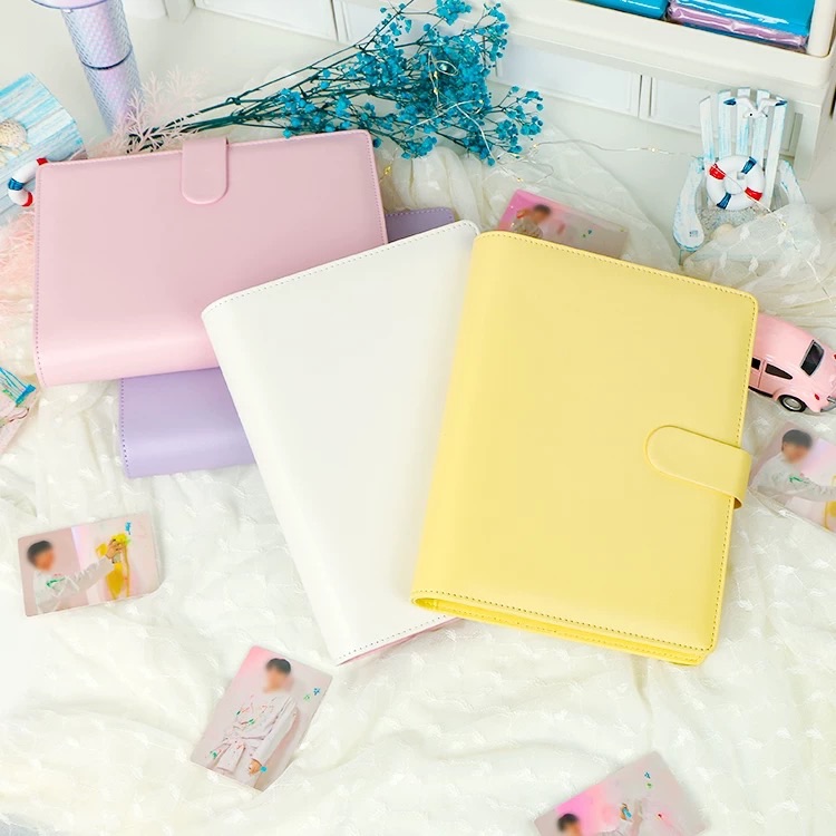 A5馬卡龍四宮格卡冊（有附30頁緊湊內頁+2張擋板）