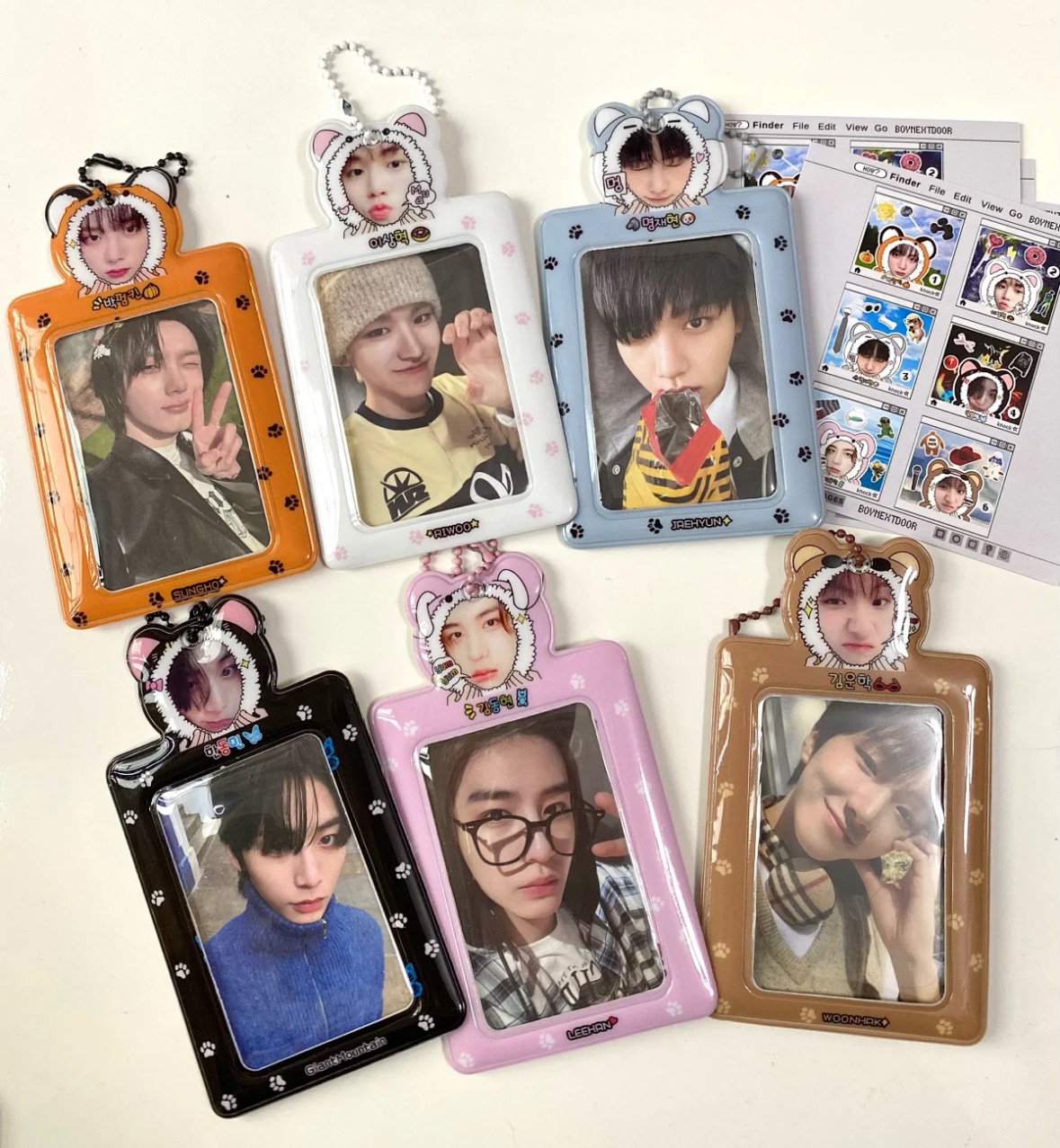 BOYNEXTDOOR 飯製成員卡套