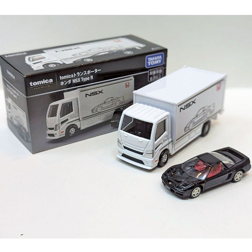Tomica Premium運輸車 載運車+本田 NSX Type R（單盒尺寸:14*7*6.5）