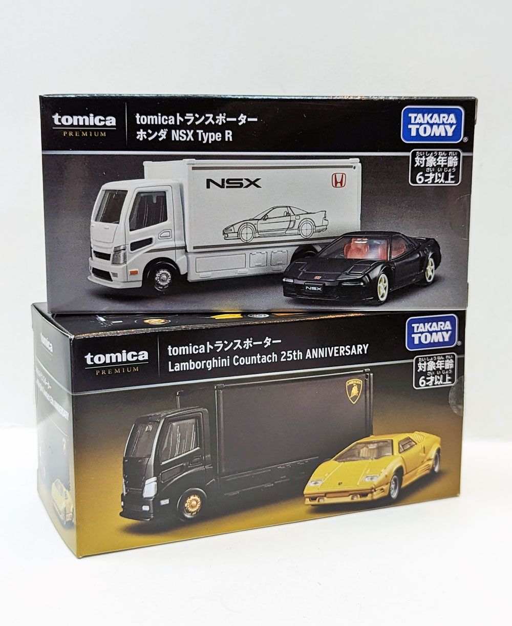 Tomica Premium 載運車 藍寶堅尼 Countach 25週年（單盒尺寸:14*7*6.5）