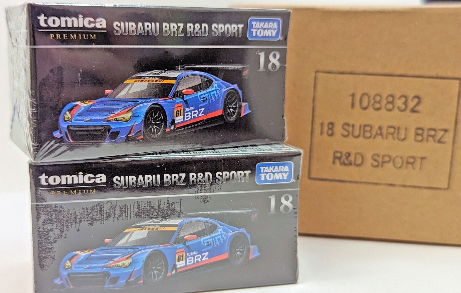 黑盒Tomica Premium 18 速霸陸 SUBARU BRZ TP08