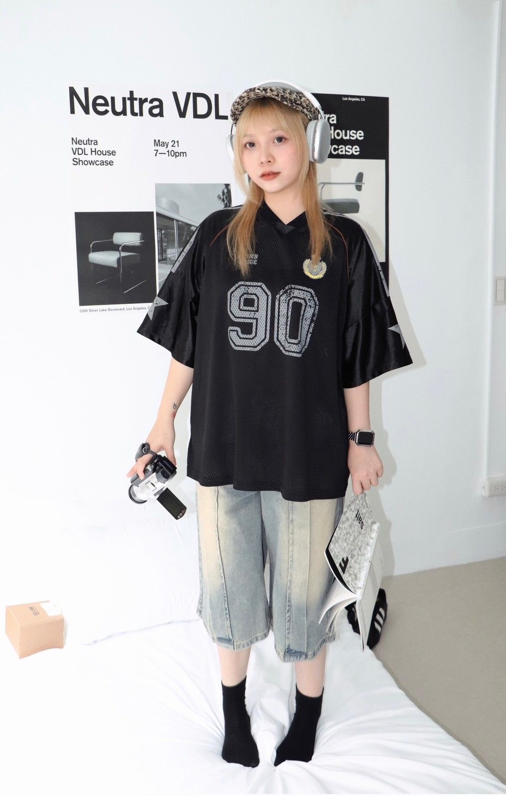 𝑶𝑱𝑰𝑮（時尚練習生）blokette穿搭必備!美式街頭oversize球衣