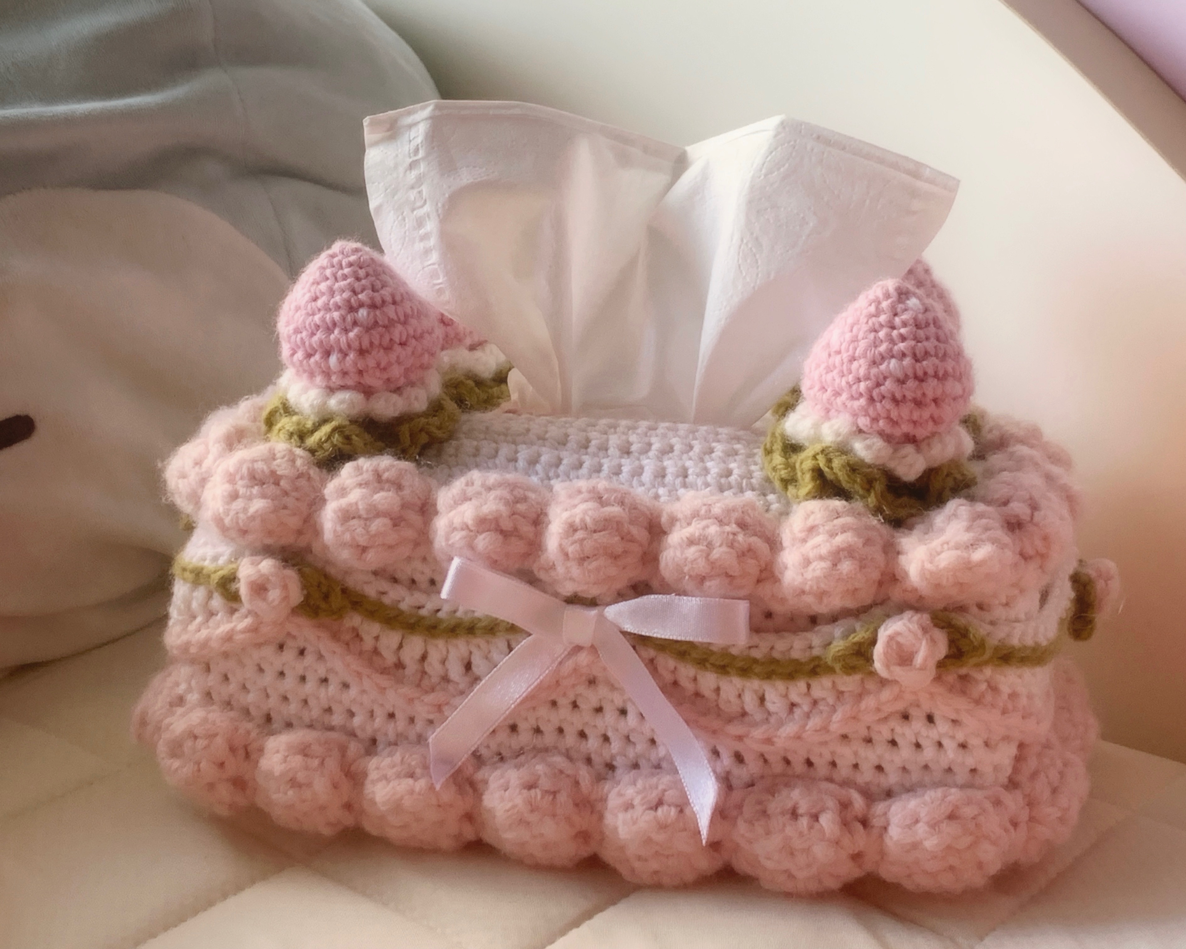 草莓蛋糕衛生紙套❀｡⋆🍓