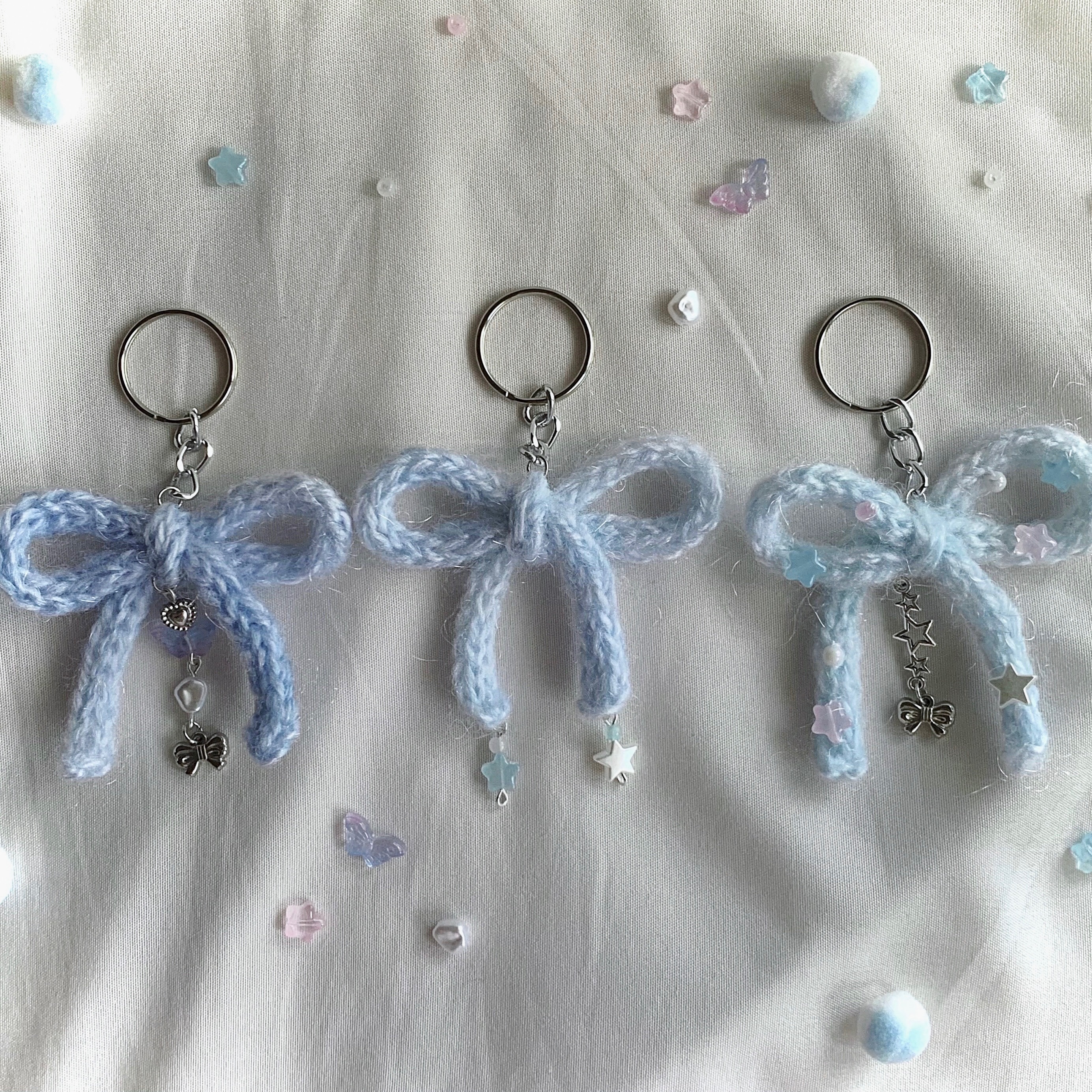 🪼🫧夏天的蝴蝶結吊飾🎐🐋