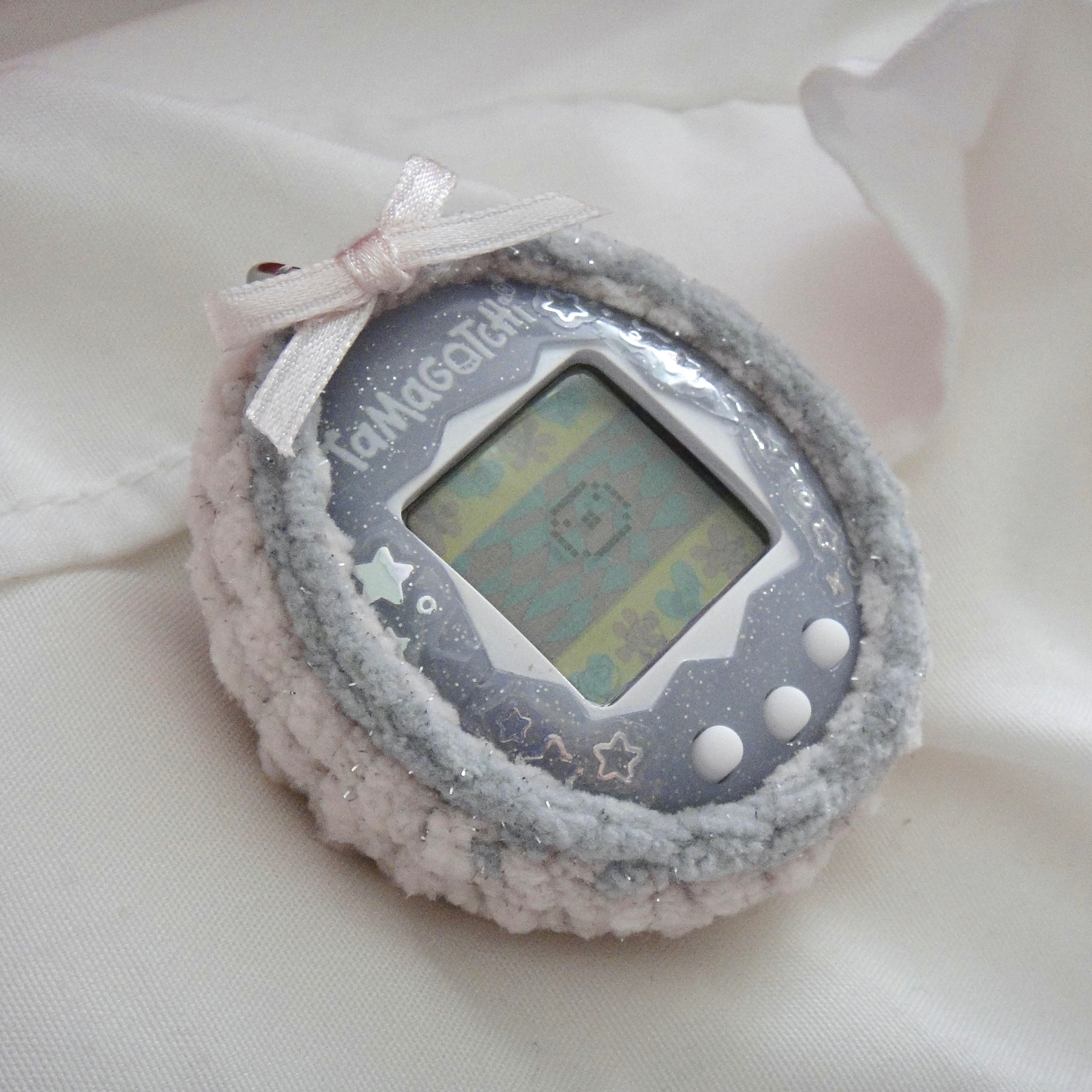 tamagotchi 針織保護殼 元祖黑白機款