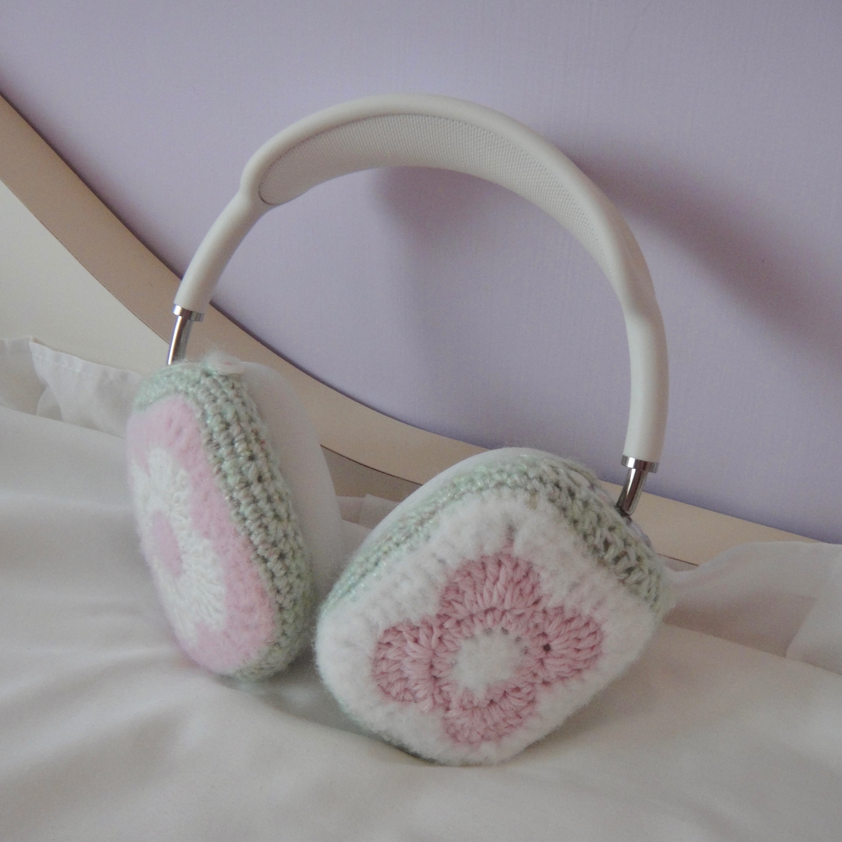 手作 AirPods Max 小花保護殼🎧💗