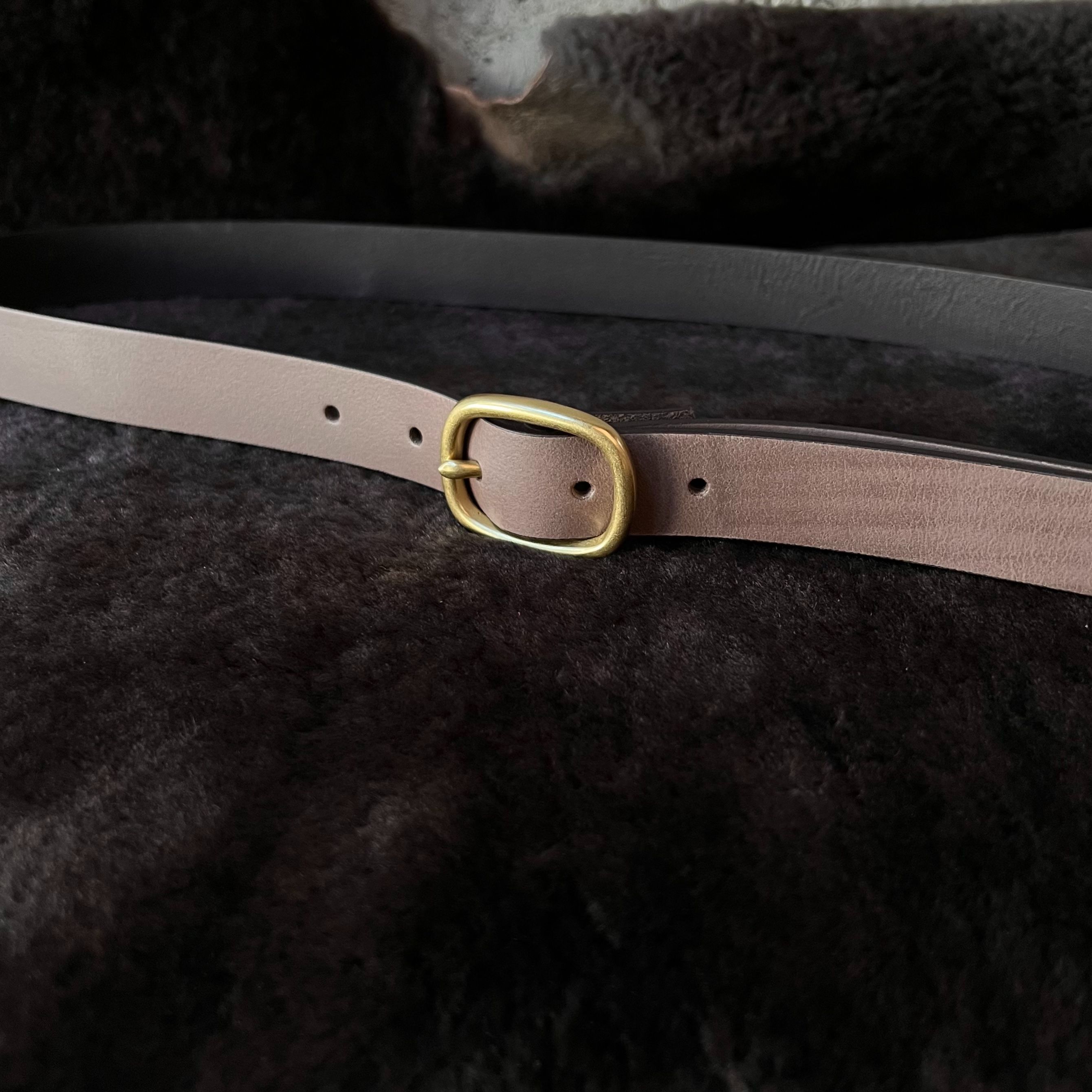 2.5cm寬皮帶  13.霧咖灰