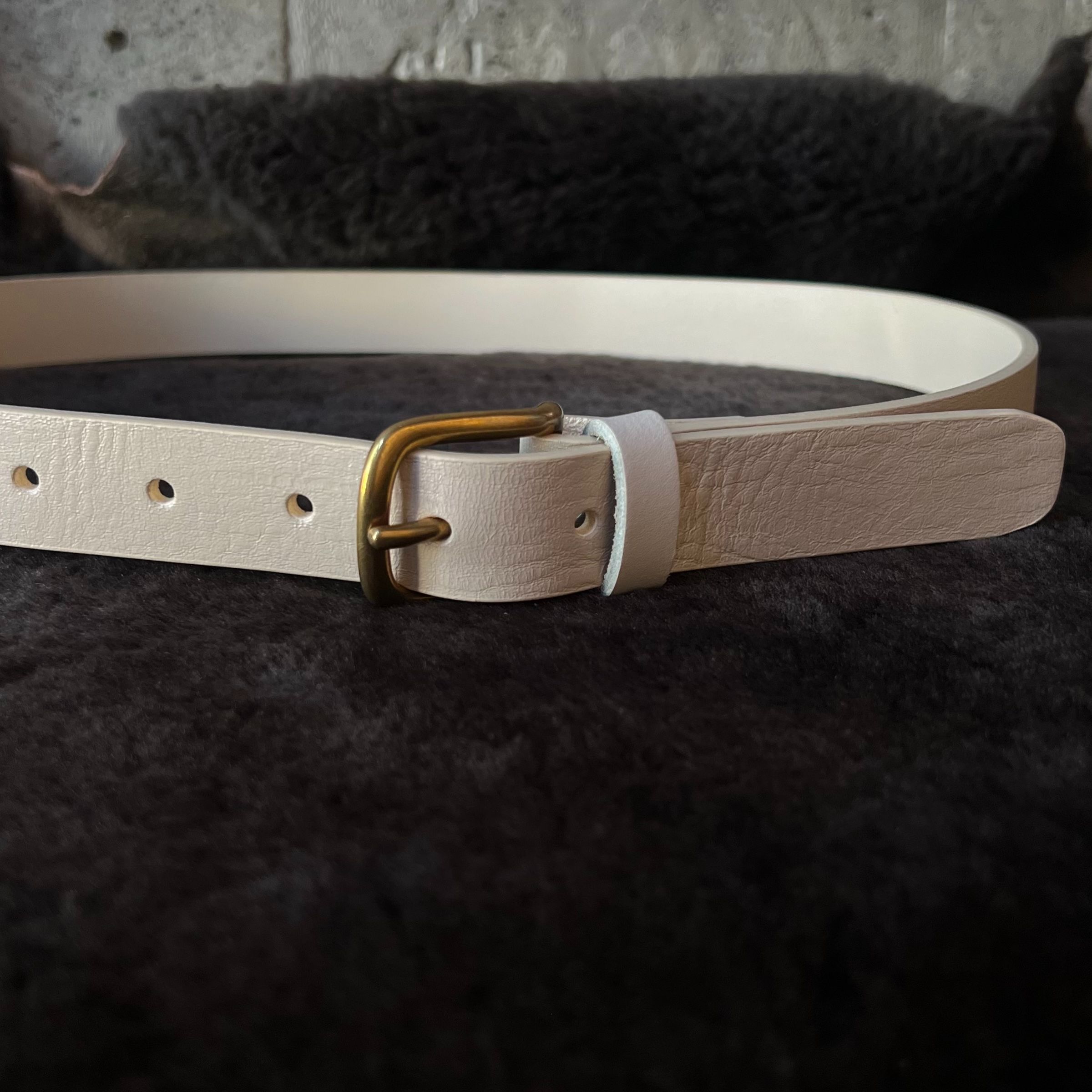 2.5cm寬皮帶  15.淺灰