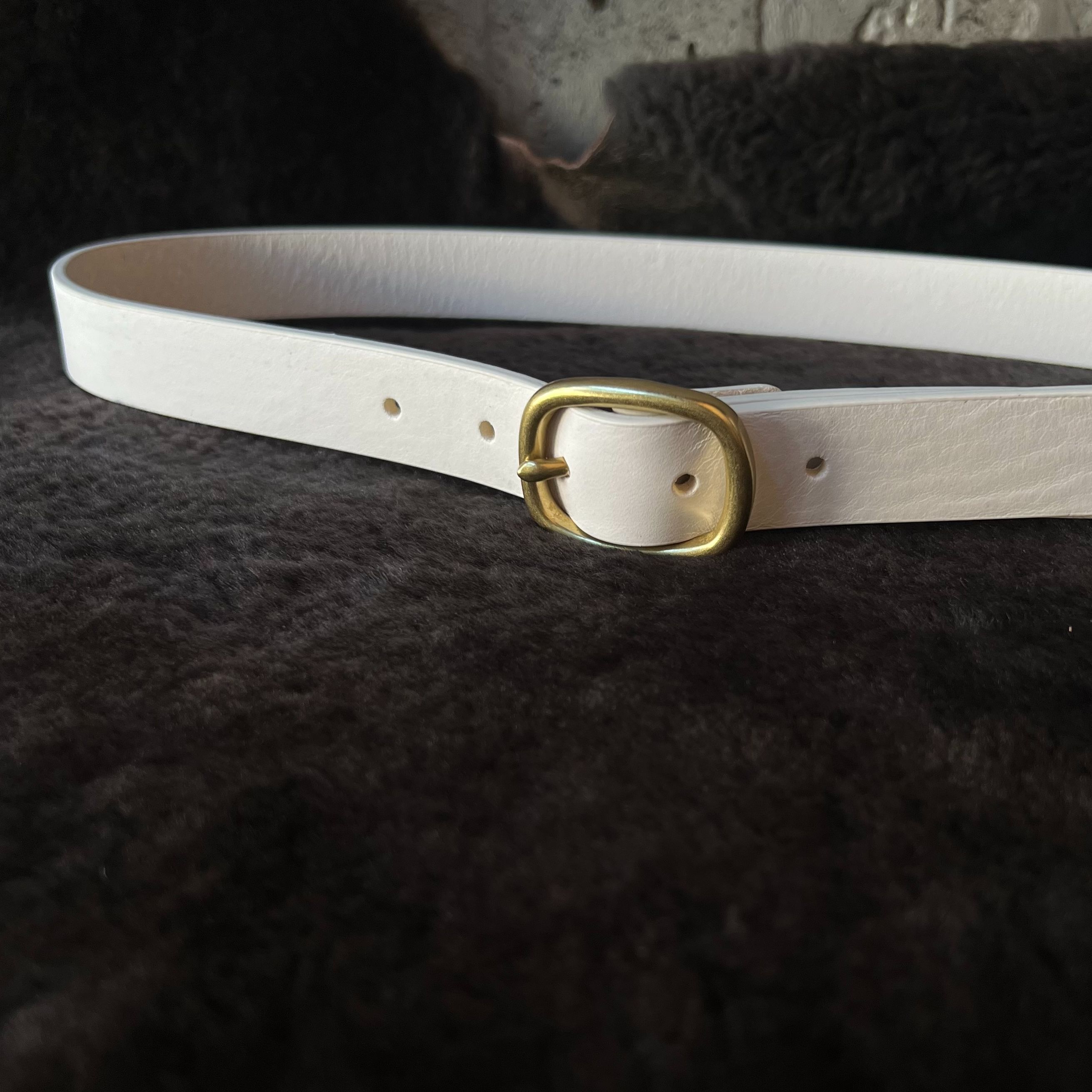 2.5cm寬皮帶  16.白